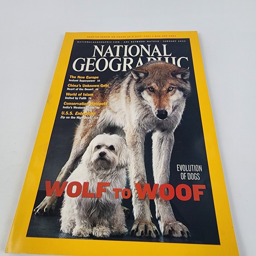 National Geographic Magazine January‎ 2002 No  Insert